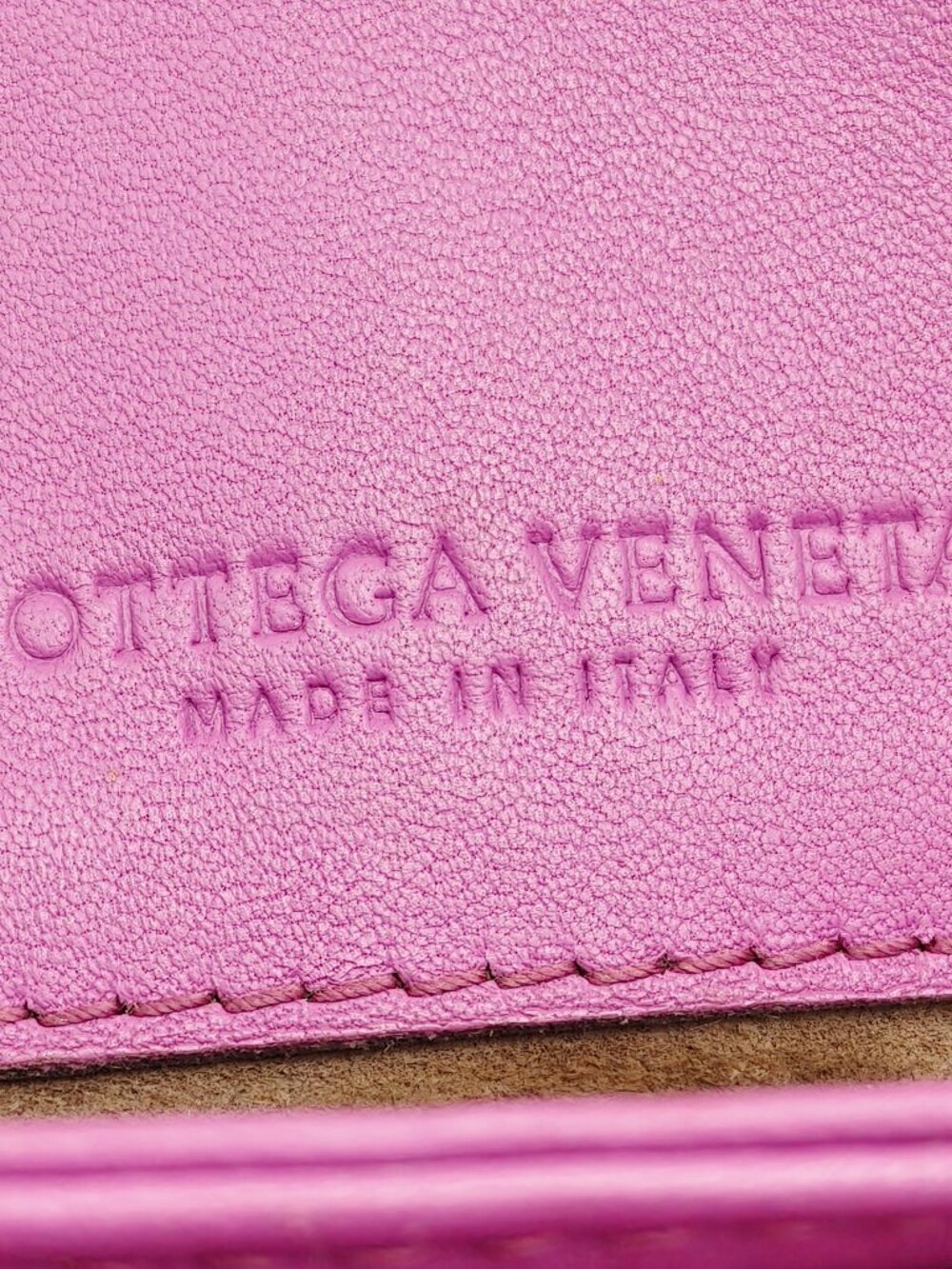 Bottega Veneta Intrecciato Purple Leather Chain Shoulder Bag Black Chain - Picture 7 of 12